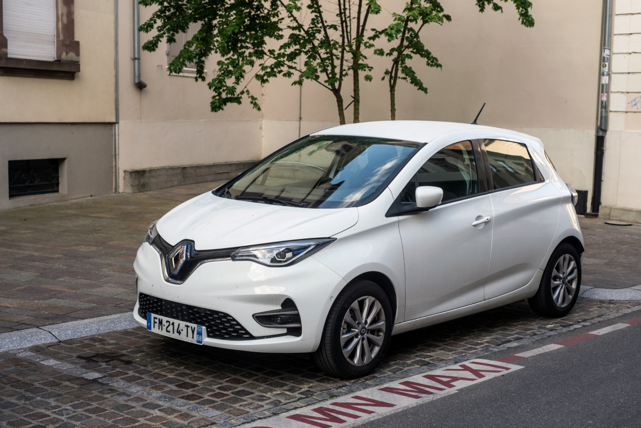 Renault zoe weiss