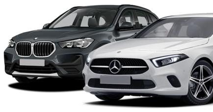 Mercedes und BMW
