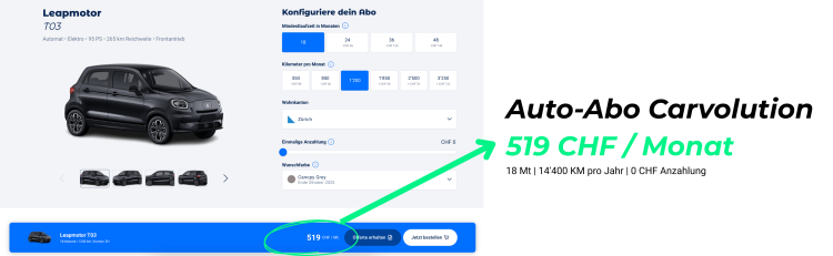 Auto Abo Carvolution 519