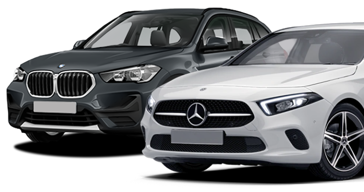 Mercedes und BMW